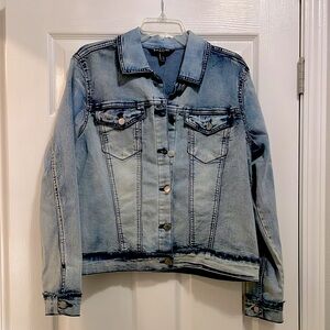 NWOT Baccini Blue Jean Jacket Size Large